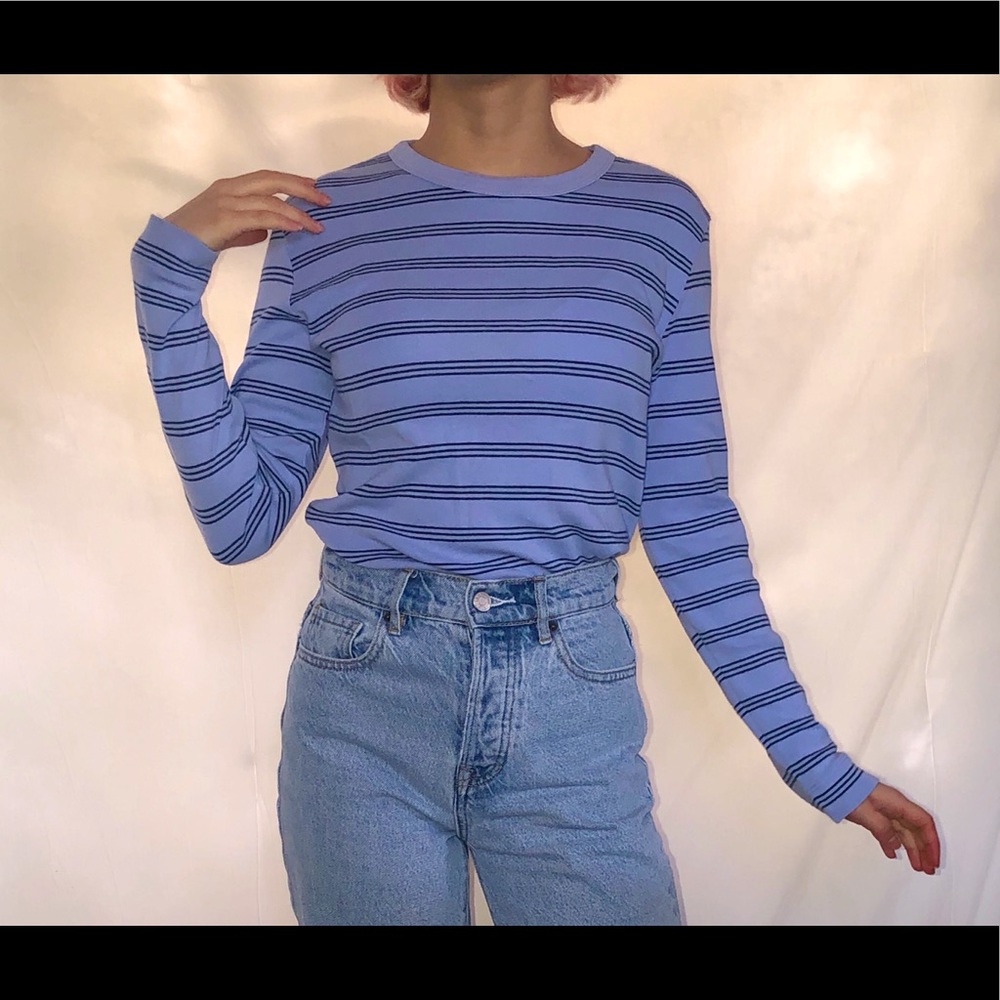 Banana Republic long sleeve blue shirt